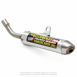 Silencioso Pro Circuit 304 KTM/Husqvarna: aluminio, tapa de acero inox