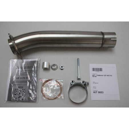 Silenciador IXIL Hexoval Xtrem acero inoxidable / aluminio negro - OY9053VSE