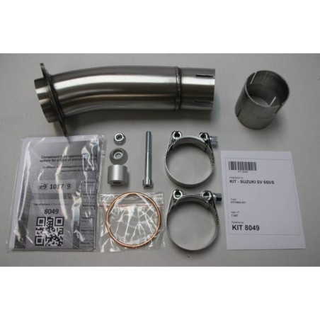 Silenciador IXIL Hexoval Xtrem acero inoxidable / aluminio negro - OS8049VSE