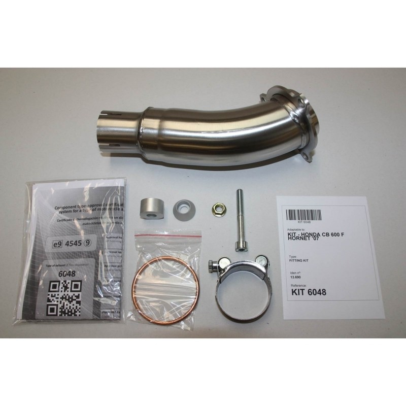 Silenciador IXIL Hexoval Xtrem acero inoxidable negro / aluminio negro - OH6048VSE