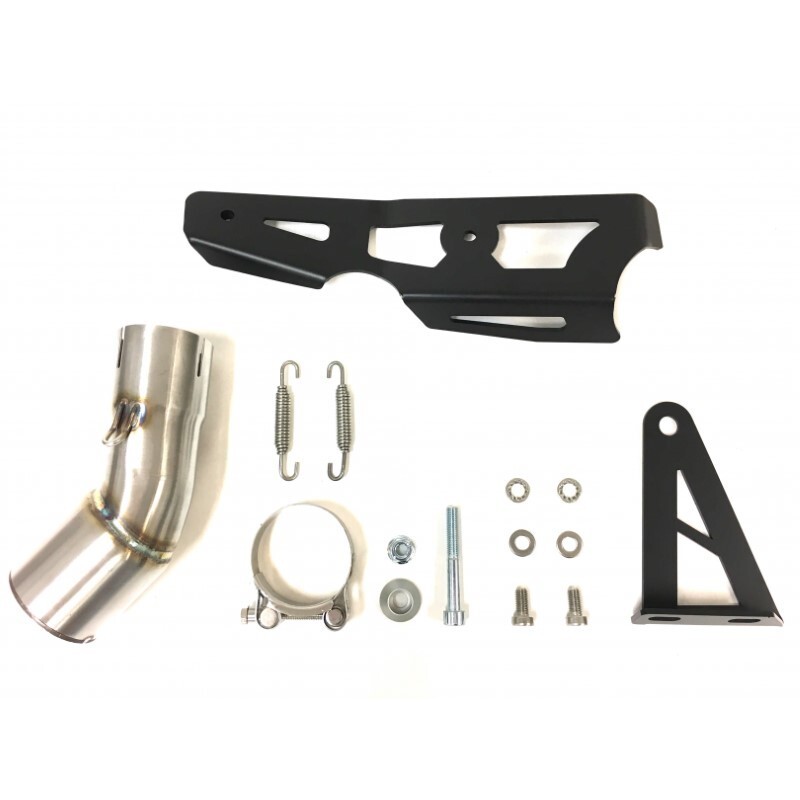 IXIL RC3B Stainless Steel Black Rear Silencer Kawasaki Z 900 16-20 (ZR900B/D/H/HA2), E-marked .