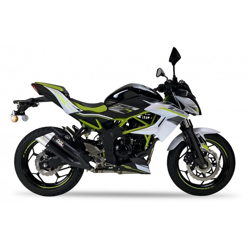 Silenciador IXIL Dual Hyperlow L3XB acero inoxidable negro / aluminio - XK7337XB