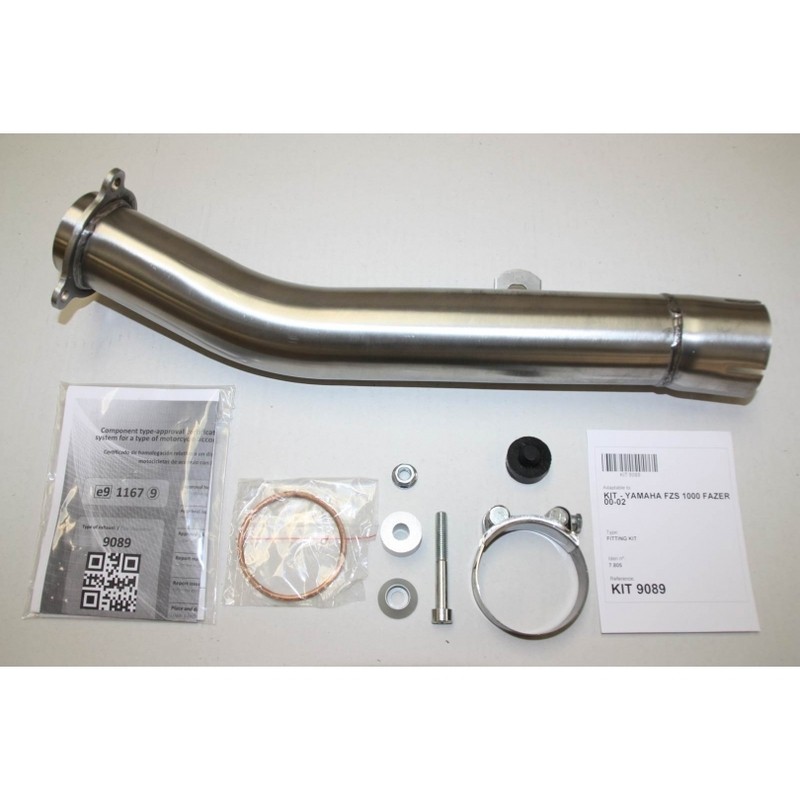 Silenciador IXIL Hexoval Xtrem acero inoxidable / aluminio negro - OY9089VSE