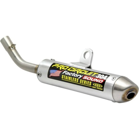 Silencioso Pro Circuit 304 KTM/Husqvarna: aluminio, tapa de acero inox