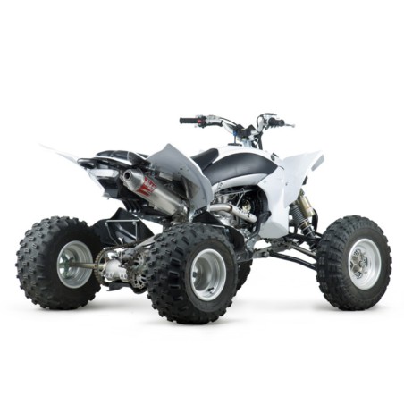 Linea completa escape Yoshimura RS-2, acero inoxidable, para Yamaha YFZ450R