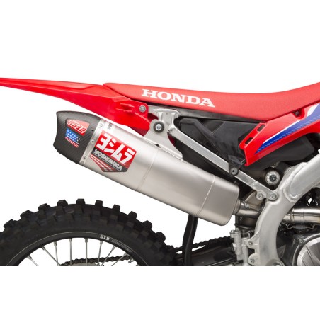 Linea completa Yoshimura Signature RS-12, titanio, silencioso titanio y tapa carbono CRF250 2022