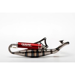 Escape Yasuni homologado R Minarelli Horizontal Silencioso Rojo