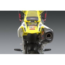 Linea completa escape Yoshimura RS-12 Signature inox/silencioso alu/tapa carbono Suzuki RM-Z450 2