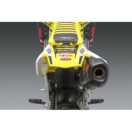 Linea completa escape Yoshimura RS-12 Signature inox/silencioso alu/tapa carbono Suzuki RM-Z450