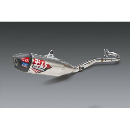 Linea completa escape Yoshimura RS-12 Signature inox/silencioso alu/tapa carbono Suzuki RM-Z450