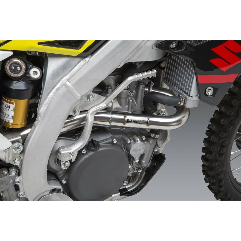 Linea completa escape Yoshimura RS-12 Signature inox/silencioso alu/tapa carbono Suzuki RM-Z450