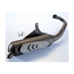 Escape Polini acero negro original homologado Typhoon 200.0310