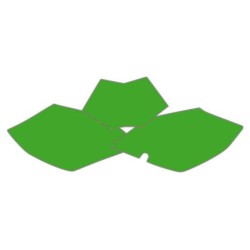 Juego adhesivos porta números BLACKBIRD verde Beta RR