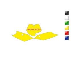 BLACKBIRD Plate Stickers White KTM SX/SXF