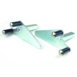 Soportes pivotantes para caballete delantero bajo la horquilla