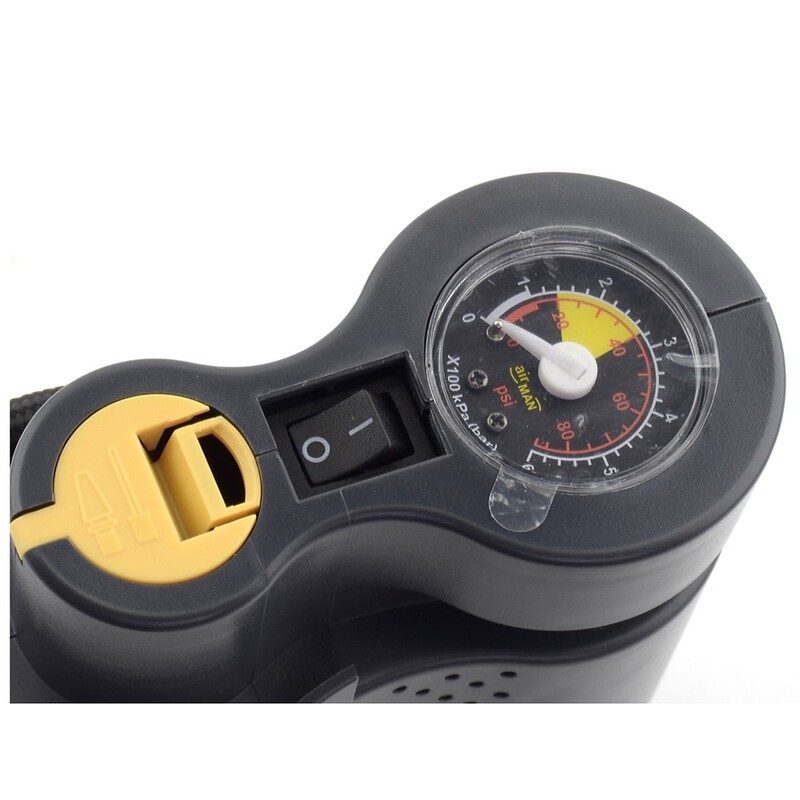 Compresor de aire TOUR (con clavija cigarrillo)