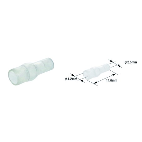 Bolsa de 100 Manguitos aislante para terminales de cable macho ETP-01 TOURMAX