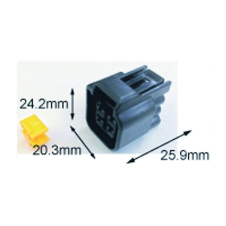 Bolsa de 5 conectores hembra hermético TOURMAX tipo 090 (FRW)