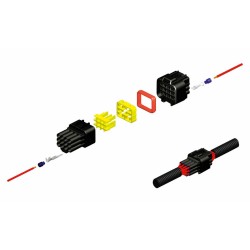 Terminal de cable hembra serie090 FRKW BIHR Ø0,5mm²/0,85mm² 2