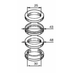 Kit rodamientos de columna de dirección BUZZETTI