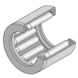Rodamiento de agujas NTN - 22X28X12