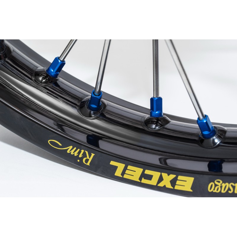 Juego de tuercas de radios HAAN WHEELS - azul