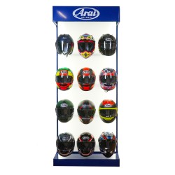 Expositor de cascos ARAI - 12 cascos