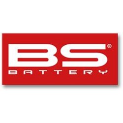 Adhesivo BS BATTERY rojo tamaño pequeño- 50 unidades