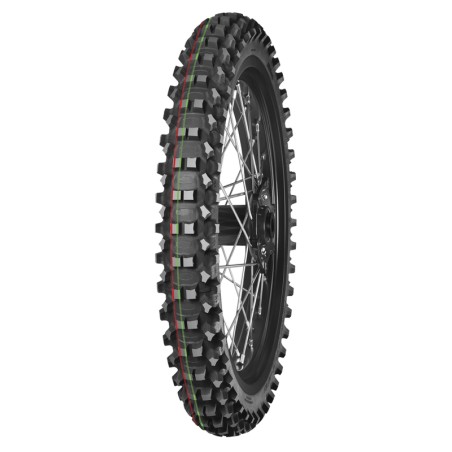 Neumático MITAS TERRA FORCE-MX MH 60/100-14 29M TT MEDIUM HARD TERRAIN RED GREEN NHS