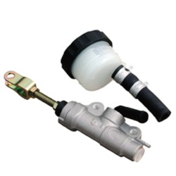 Bomba de freno trasera NISSIN Ø 12.7mm / 49mm - Plata