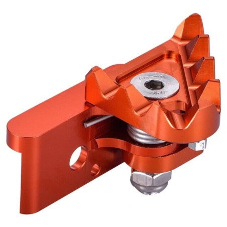 Recambio puntera pivotante pedal freno Xtrem ART - CNC naranja