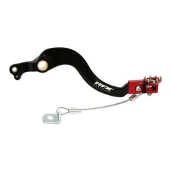 Pedal de freno trasero RFX Pro FT (negro/rojo) - Honda CRF450L