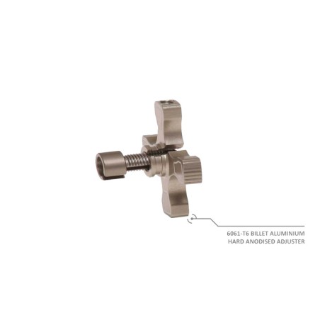 Ajustador rápido y tornillo de recambio del conjunto de embrague RFX Pro (anodizado duro)