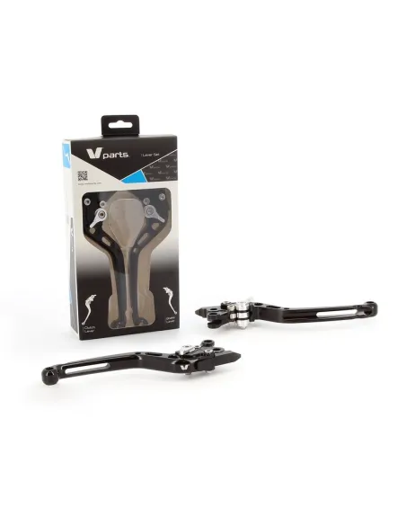 Juego de manetas CNC V PARTS 175mm - Suzuki