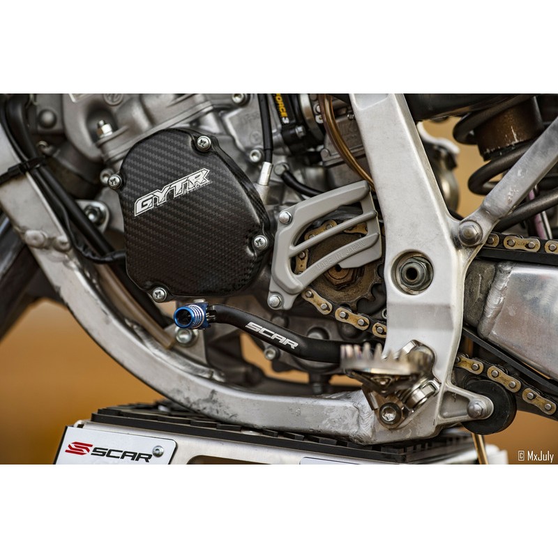 Pedal de cambio SCAR - Negro / Puntera azul