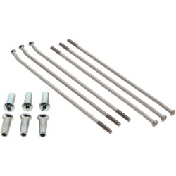 Juego de radios RFX SM 17'' plata 36 unidades