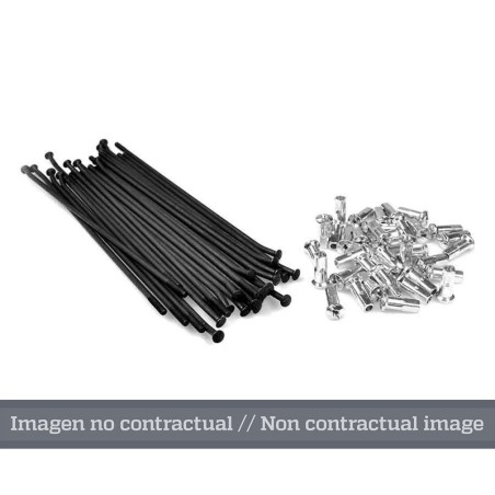 Juego de radios negro para llanta 17 para buje OEM 25 6303/3