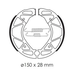 Zapatas de freno TECNIUM Scooter orgánicas - BA209