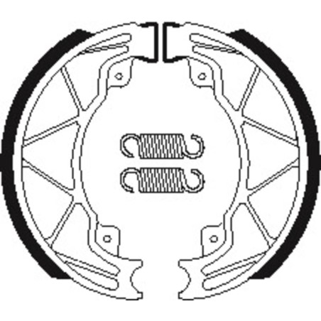 Zapatas de freno Tecnium BA205