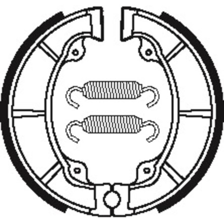 Zapatas de freno Tecnium BA040