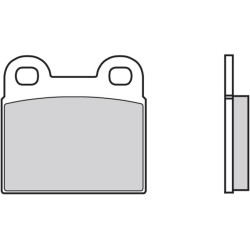Pastillas de freno orgánicas Brembo 07GR6007 2