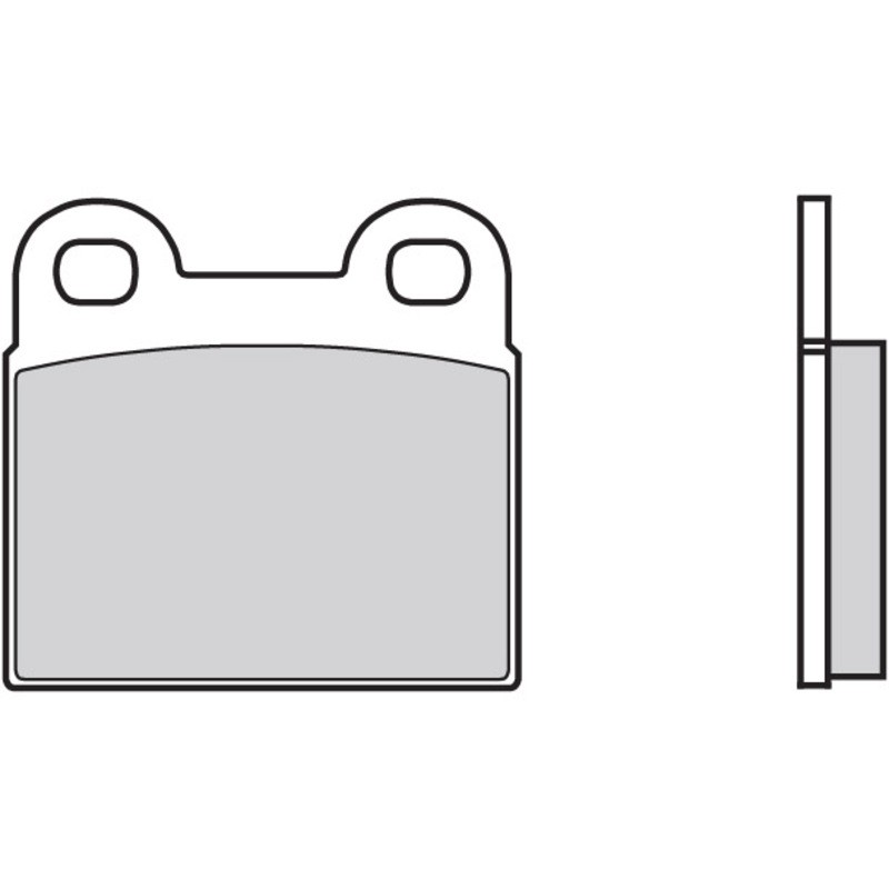 Pastillas de freno orgánicas Brembo 07GR6007