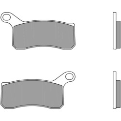 Pastillas de freno sinterizadas Brembo 07GR07SD 2