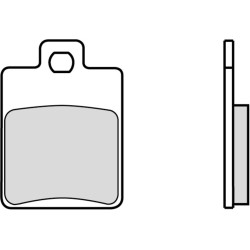 Pastillas de freno orgánicas Brembo 07019 2