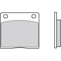 Pastillas de freno orgánicas Brembo 07KS0207 2