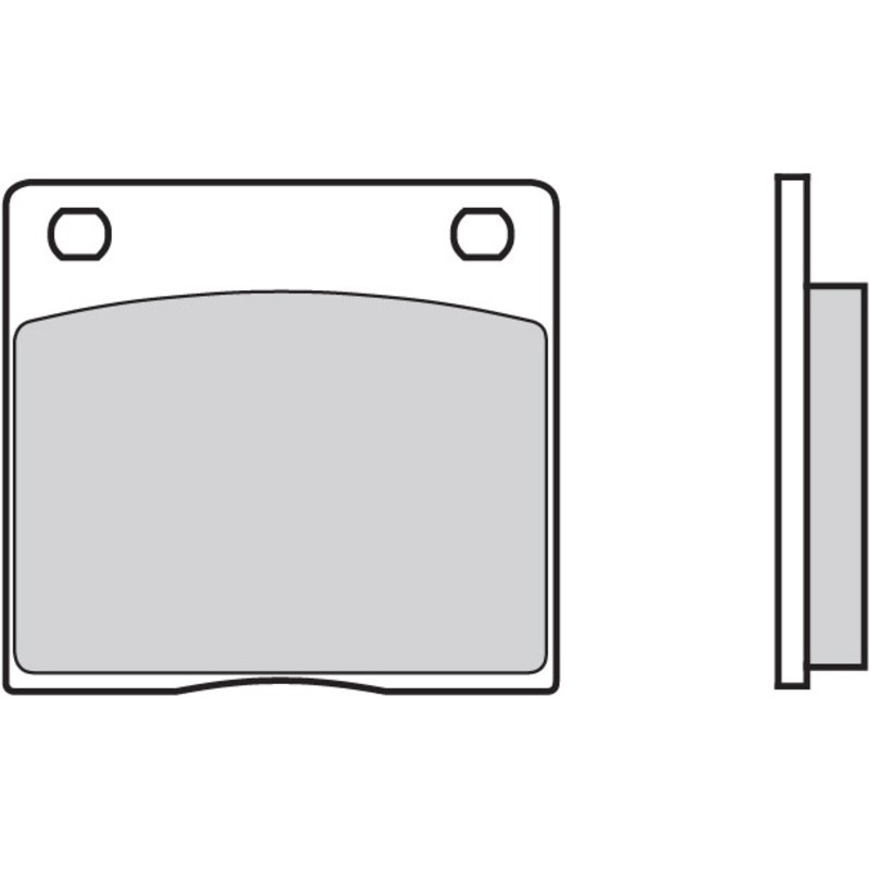 Pastillas de freno orgánicas Brembo 07KS0207