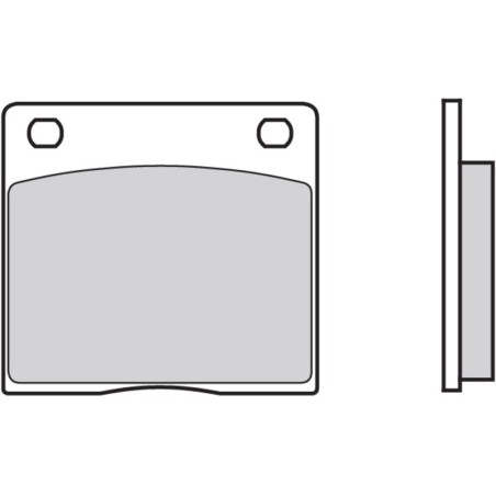 Pastillas de freno orgánicas Brembo 07KS0207