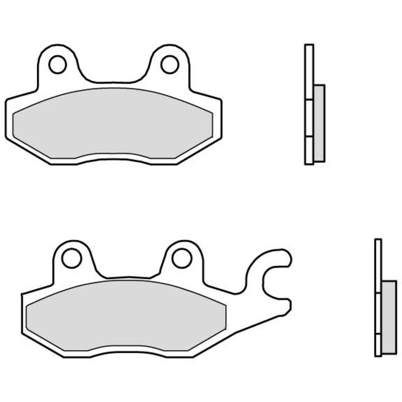 Pastillas de freno orgánicas Brembo 07YA2206