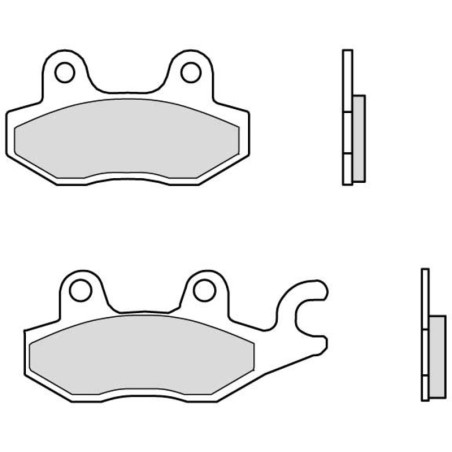 Pastillas de freno orgánicas Brembo 07YA2206