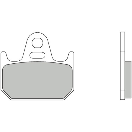 Pastillas de freno orgánicas Brembo 07YA29CC